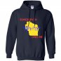 Somebody in wisconsin loves me state Hoodie