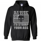 Stomp my flag your ass american punisher 3 biker nra Hoodie