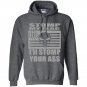 Stomp my flag your ass american punisher 3 biker nra Hoodie