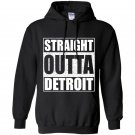 Straight outta detroit funny michigan gift Hoodie