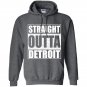 Straight outta detroit funny michigan gift Hoodie