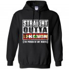 Straight outta lebanon lebanese flag Hoodie