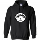 Swimmer 2 two swimmer 1 one Hoodie