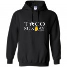 Taco sunday crunch time grunge Hoodie