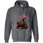 Usa president donald trump ride america war bear Hoodie