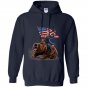 Usa president donald trump ride america war bear Hoodie