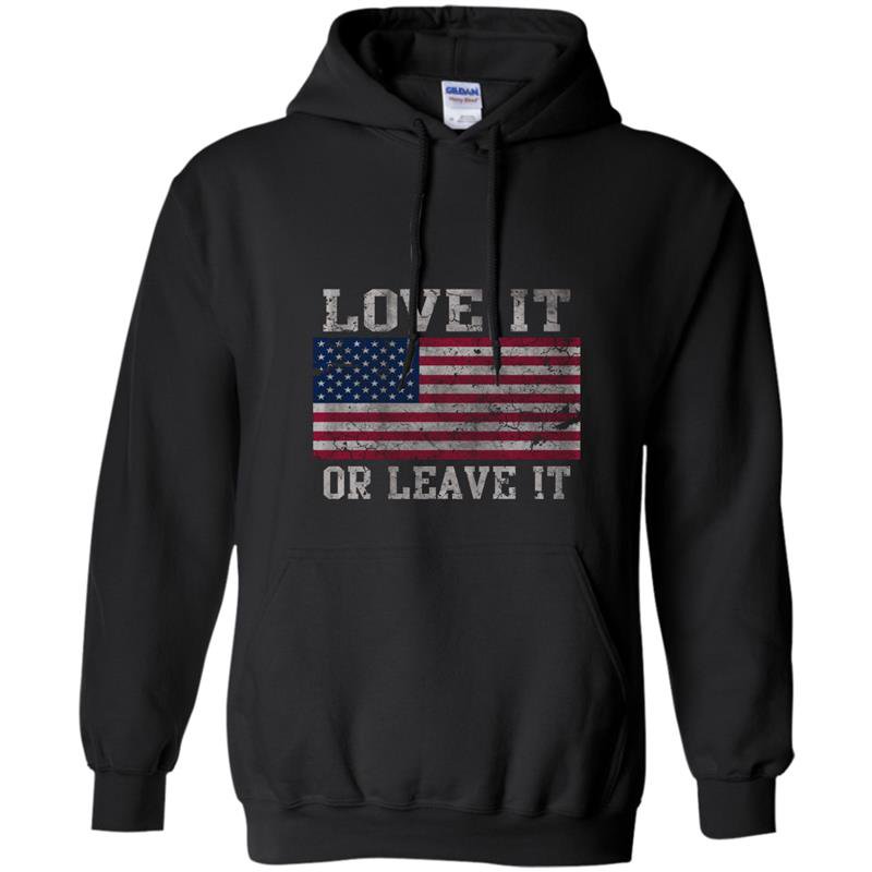 Usa love it or leave it patriotic Hoodie