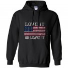 Usa love it or leave it patriotic Hoodie