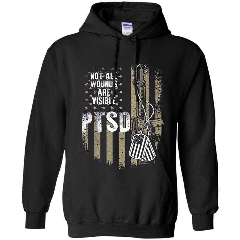 Veterans not all wounds are visible ptsd Hoodie