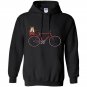 Vintage puppy corgi bicycle cute outdoors biking cycling tee Hoodie