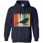 Vintage style chickadee silhouette Hoodie