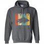 Vintage style cichlid silhouette Hoodie