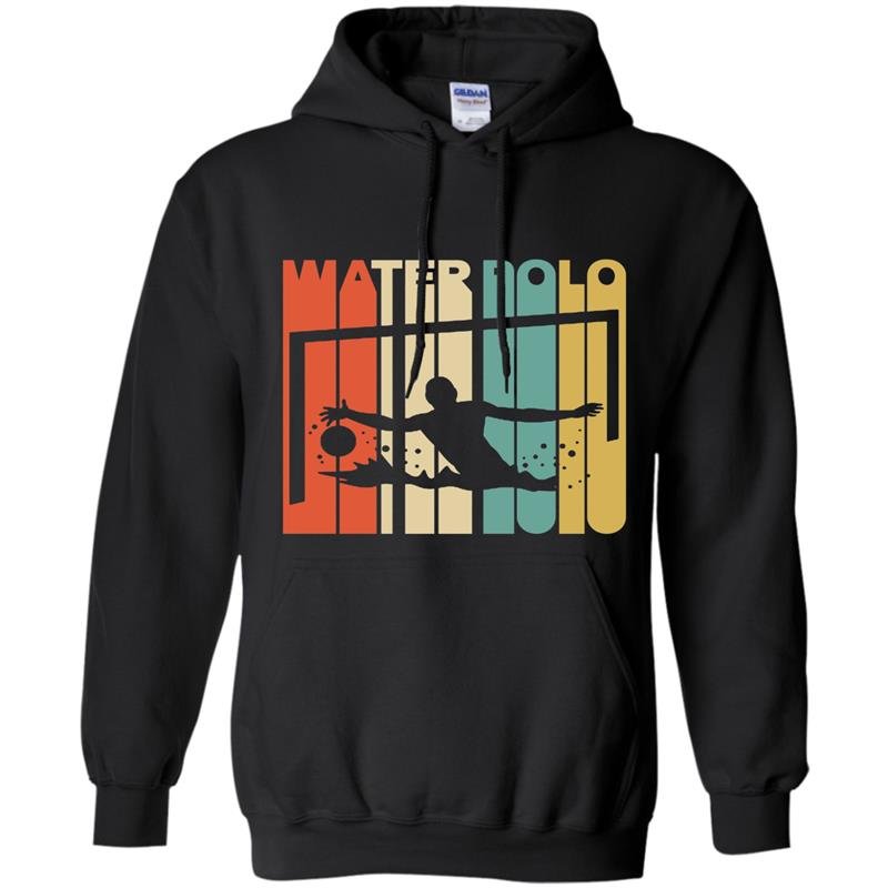Vintage style water polo silhouette Hoodie