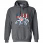 Weimaraner original pawtriot funny july 4th Hoodie