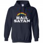Womens satan ironic rainbow Hoodie