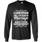 11th wedding anniversary gift ideas i survived Long Sleeve Gildan