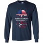 American grown with denmark danish roots Long Sleeve Gildan