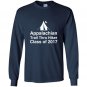 Appalachian trail thru hiker class of 2017 at tent tee Long Sleeve Gildan
