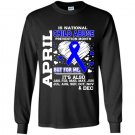 April is national child abuse prevention month Long Sleeve Gildan