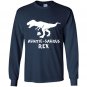 Auntie saurus rex funny dinosaur auntiesaurus Long Sleeve Gildan