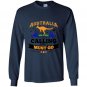 Australia is calling and i must go tee mountain Long Sleeve Gildan
