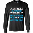 Autism is a journey i am an autism dad Long Sleeve Gildan