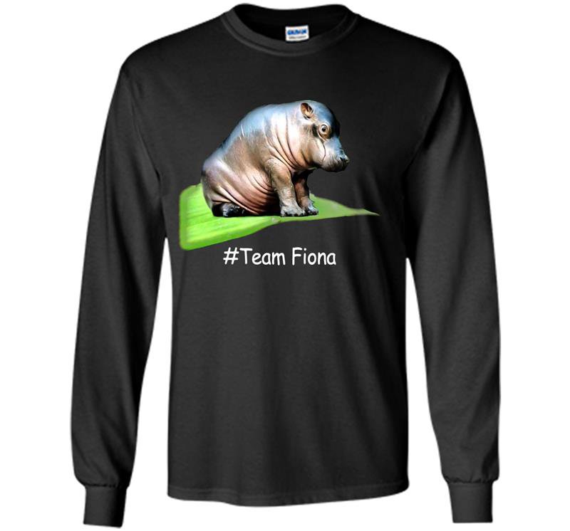 Baby hippo fiona cute Long Sleeve Gildan