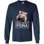 Baby hippo fiona team fiona the hippo Long Sleeve Gildan