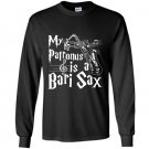 Bari sax my patronus is a bari sax tee Long Sleeve Gildan