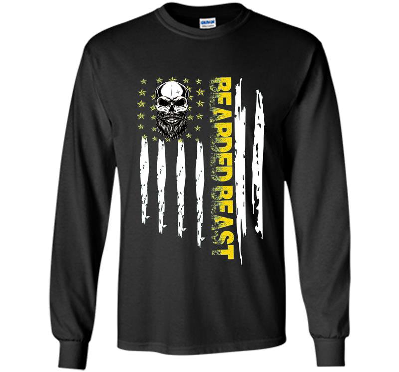 Bearded beast Long Sleeve Gildan