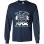 Being veteran pepere asphalt Long Sleeve Gildan