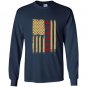 Braaap flag motocross Long Sleeve Gildan