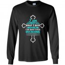 Celebrate recovery christian cross tee with quotes Long Sleeve Gildan