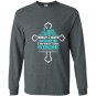 Celebrate recovery christian cross tee with quotes Long Sleeve Gildan