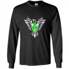 Cerebral palsy awareness green ribbon phoenix Long Sleeve Gildan