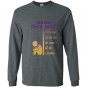 Child abuse awareness Long Sleeve Gildan