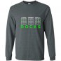 Christian god rocks guitar chords spell g o d Long Sleeve Gildan