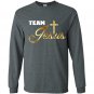 Christian team jesus tee Long Sleeve Gildan