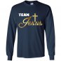 Christian team jesus tee Long Sleeve Gildan