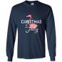 Christmas flamingo in july Long Sleeve Gildan