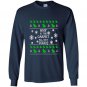 Christmas vacation ugly christmas snowflakes costume Long Sleeve Gildan