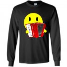 Cute air accordion emoji style Long Sleeve Gildan