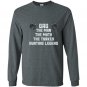 Dad the man the myth the turkey hunting legend Long Sleeve Gildan