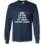 Dad the man the myth the turkey hunting legend Long Sleeve Gildan