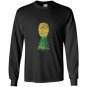 Distressed upside down pineapple swingers Long Sleeve Gildan