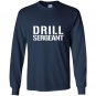 Drill sergean army boot Long Sleeve Gildan