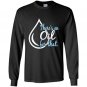 Essential oils theres an oil for that dewdrop Long Sleeve Gildan