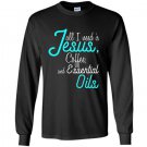 Essential oil jesus coffee and essential oils tee Long Sleeve Gildan