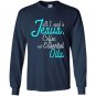 Essential oil jesus coffee and essential oils tee Long Sleeve Gildan