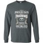 Father day gift proud dad of correctional officer Long Sleeve Gildan